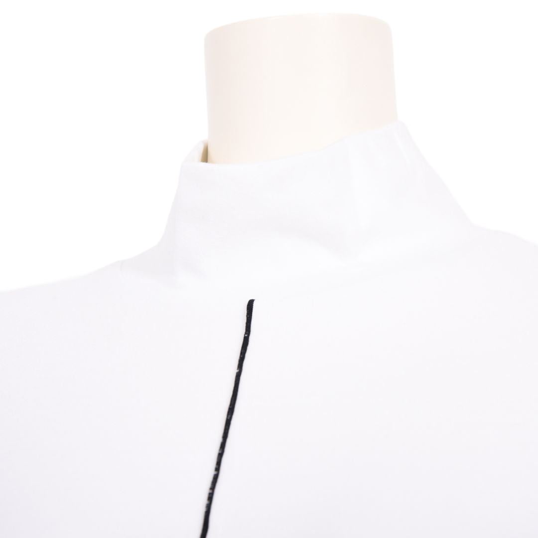 異素材切替　ハイネックカットソー　B DONNA　6062952
