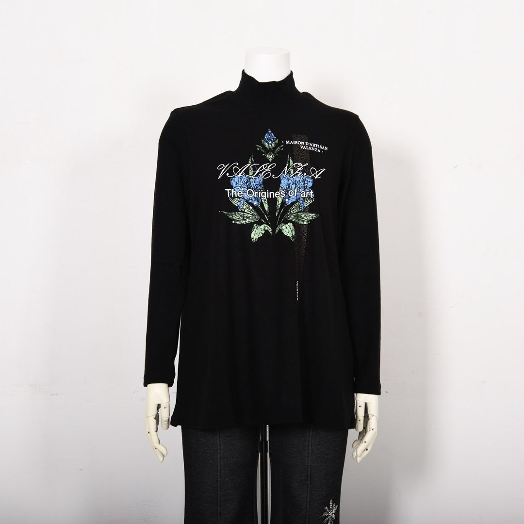 【保温】【吸湿発熱】プレミアウォーム ハイネックカットソー　VALENZA　5152700