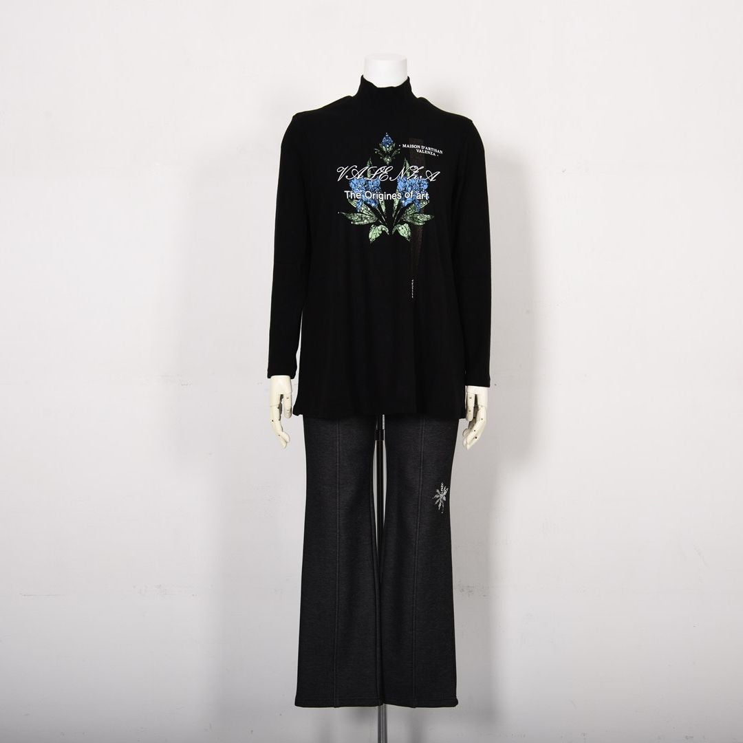 【Lサイズ】【保温】【吸湿発熱】プレミアウォーム ハイネックカットソー　VALENZA　5552700