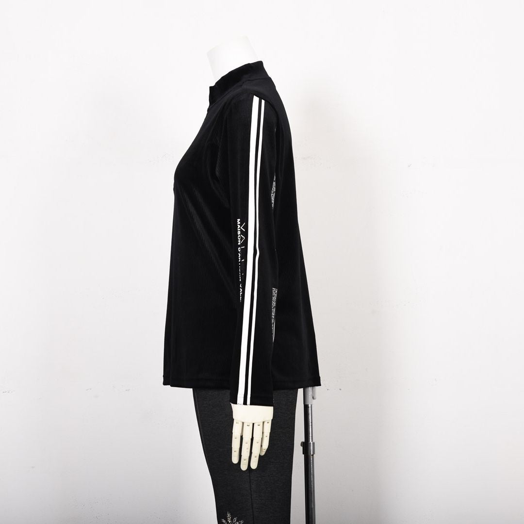 【セットアップ◎】ストライプベロア カットソー　VALENZA home　5352402