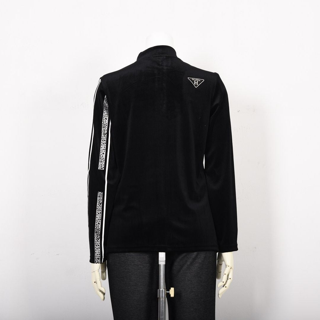 【セットアップ◎】ストライプベロア カットソー　VALENZA home　5352402