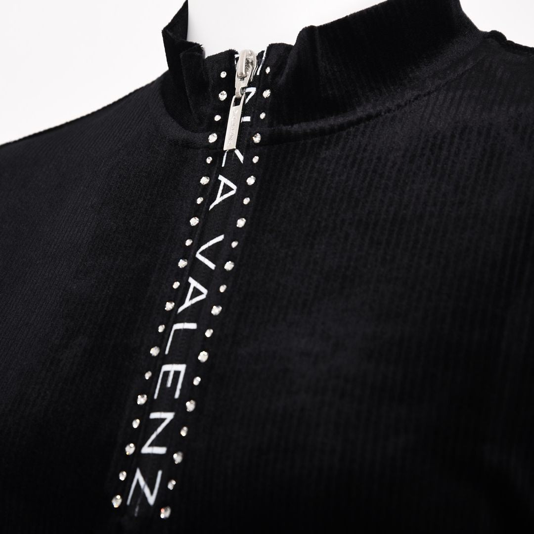 【セットアップ◎】ストライプベロア カットソー　VALENZA home　5352402