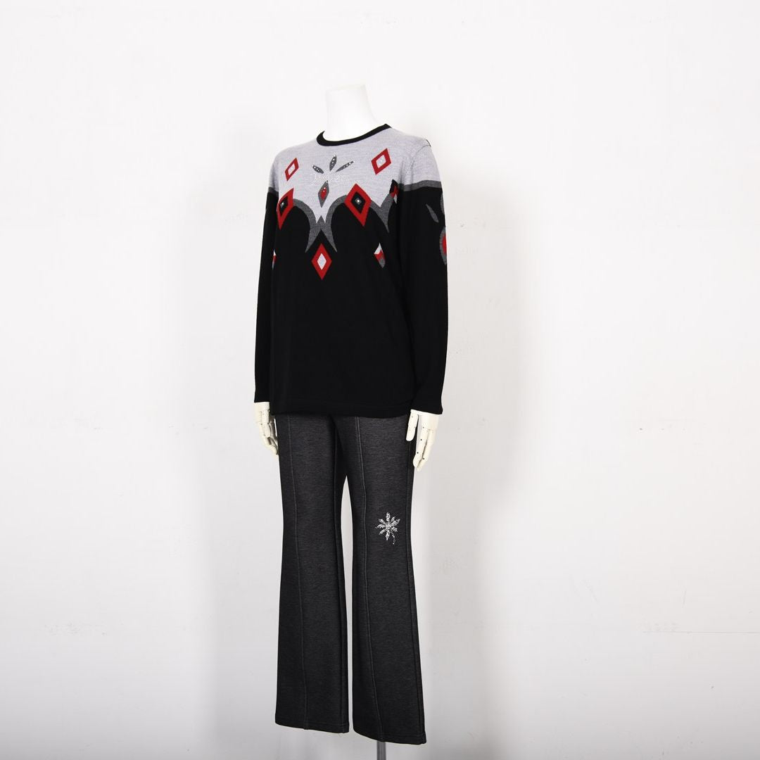 クルーネック　ハイゲージニット　VALENZA　5153608