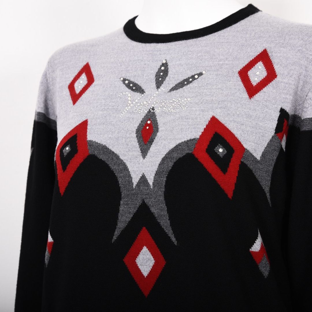 クルーネック　ハイゲージニット　VALENZA　5153608