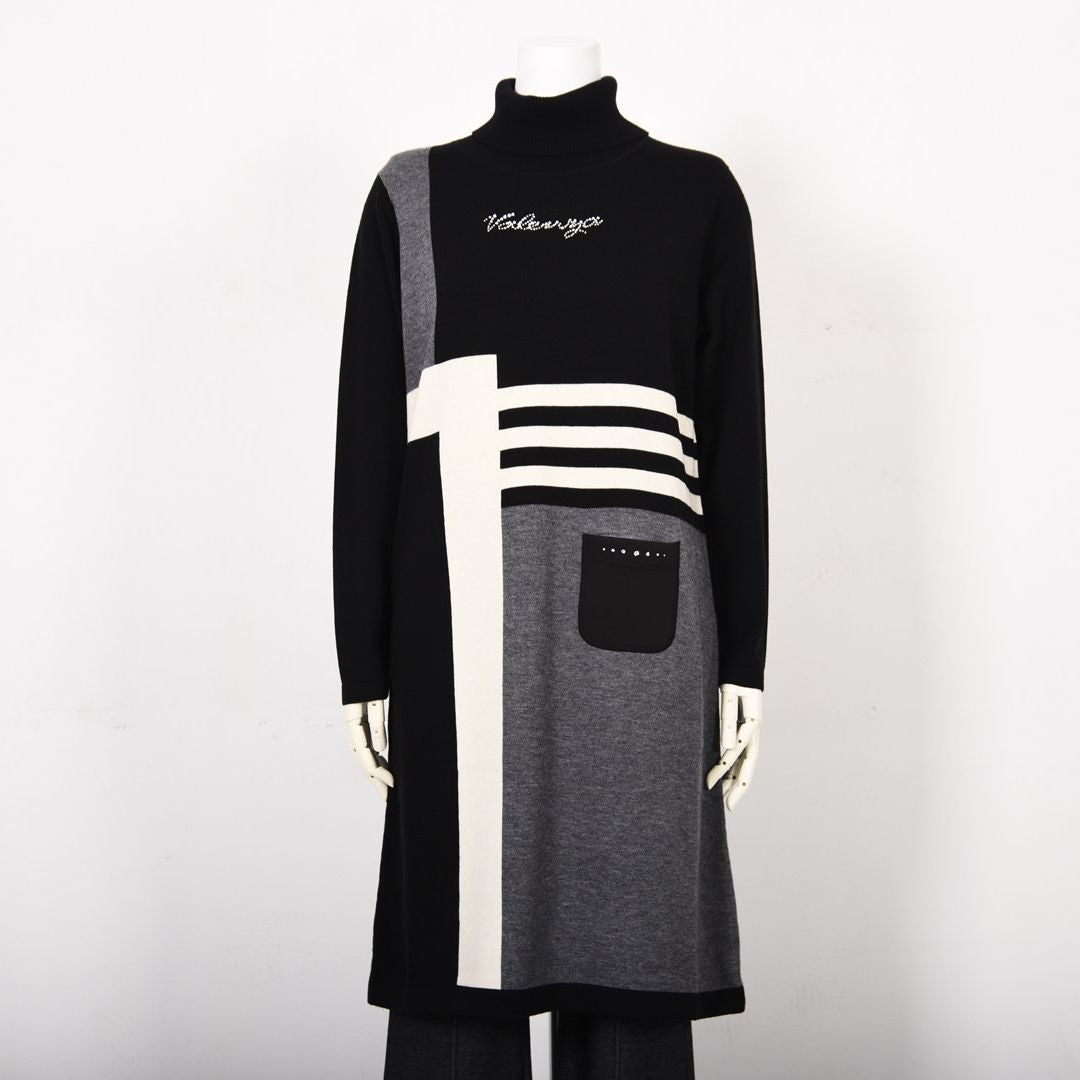 【アップデートして登場♡】ダンボールニット ハイネックワンピース　VALENZA　5153709