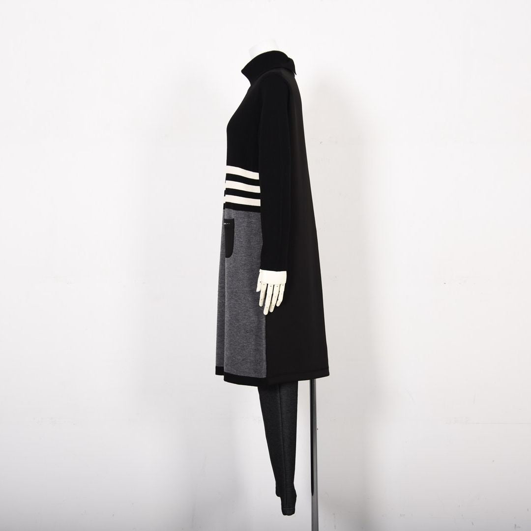 【アップデートして登場♡】ダンボールニット ハイネックワンピース　VALENZA　5153709