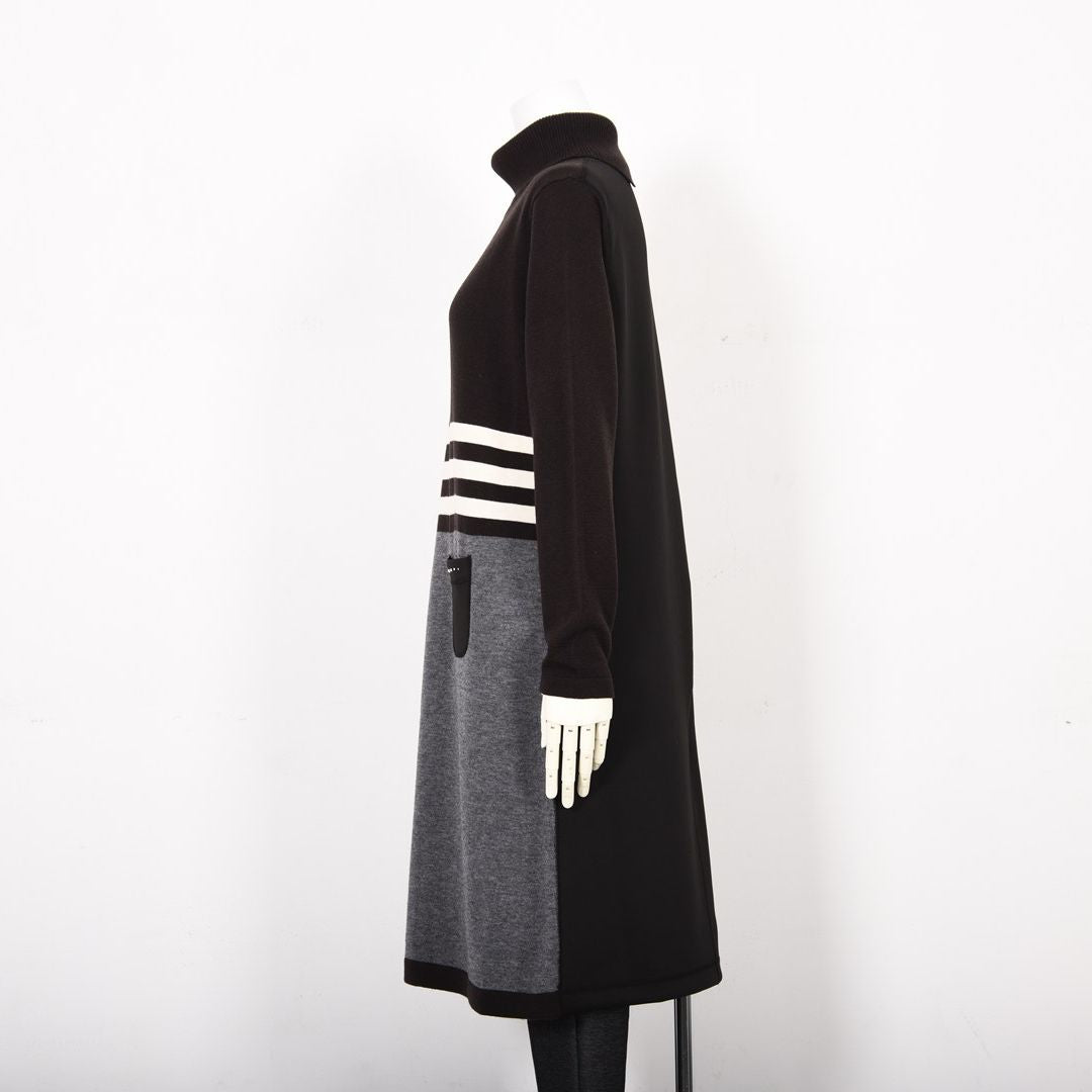 【アップデートして登場♡】ダンボールニット ハイネックワンピース　VALENZA　5153709