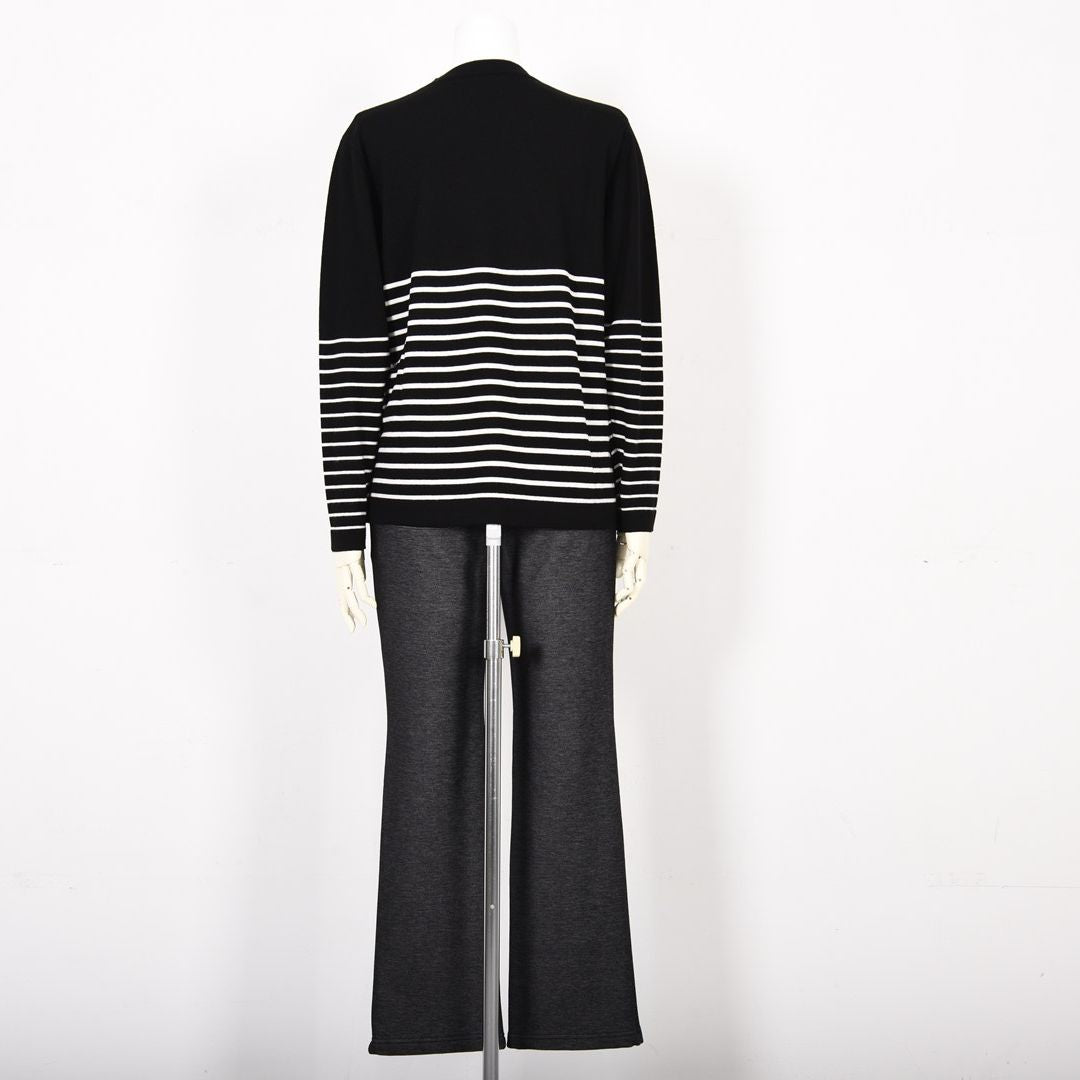 【Lサイズ】【VA heart♡】シンプル ボーダーニット　VALENZA　5553522