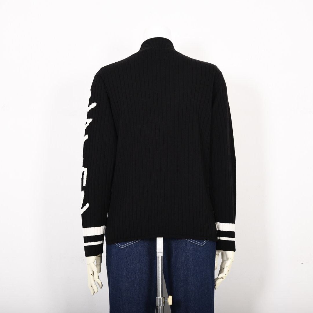 【滑らかタッチ】縦ラインロゴ ハイネックニット　VALENZA　5153700