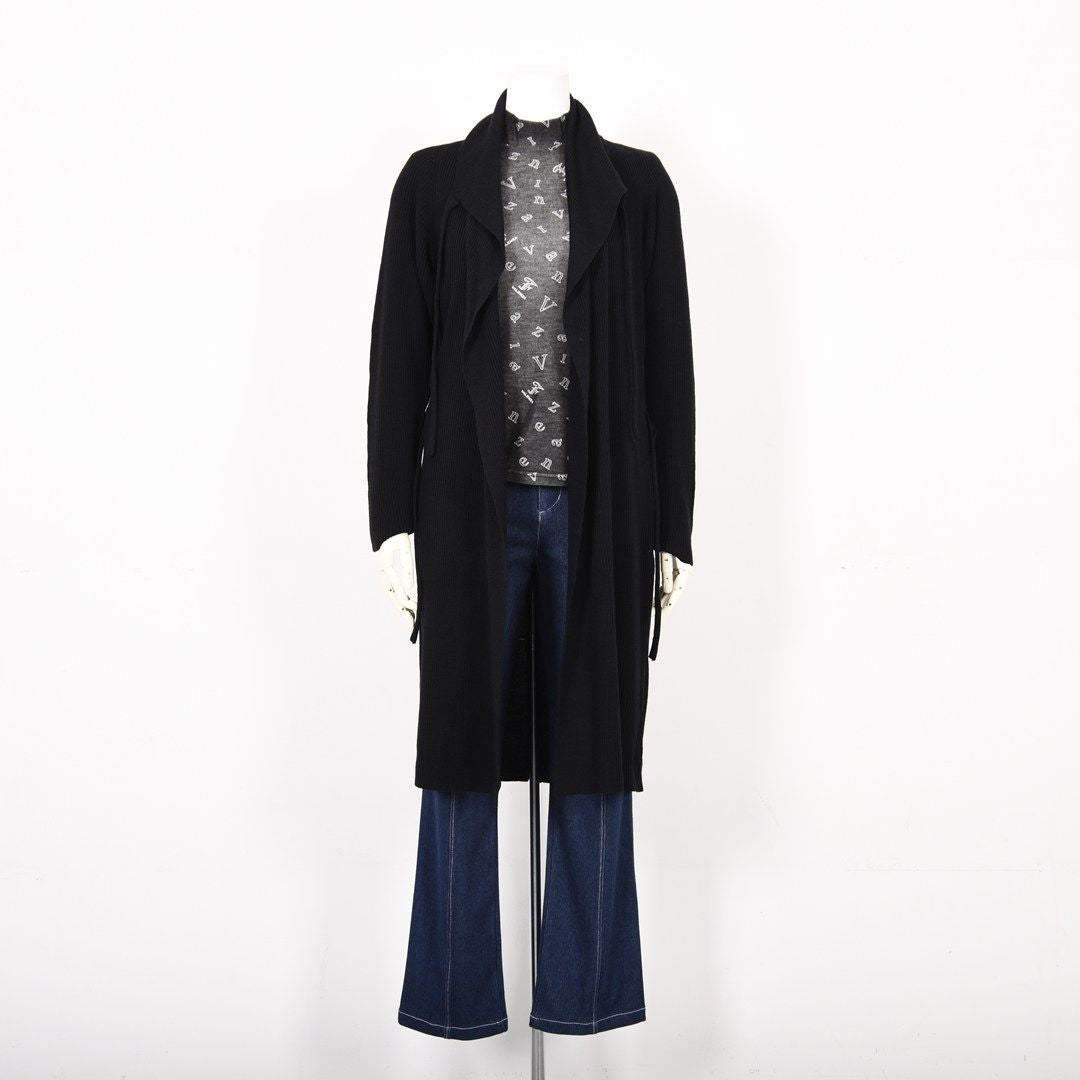 ロングニット　ガウンカーディガン　VALENZA　5153609