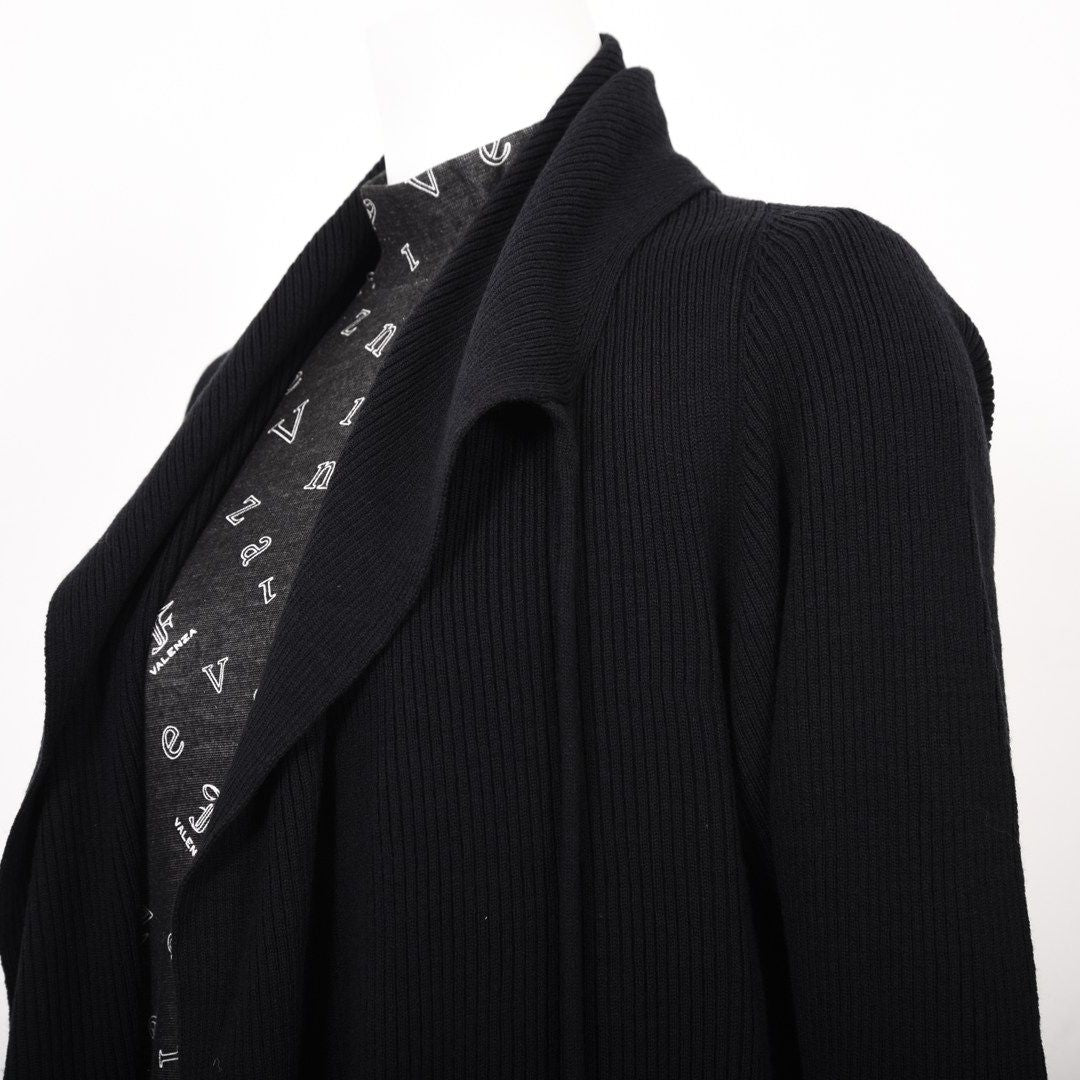 ロングニット　ガウンカーディガン　VALENZA　5153609