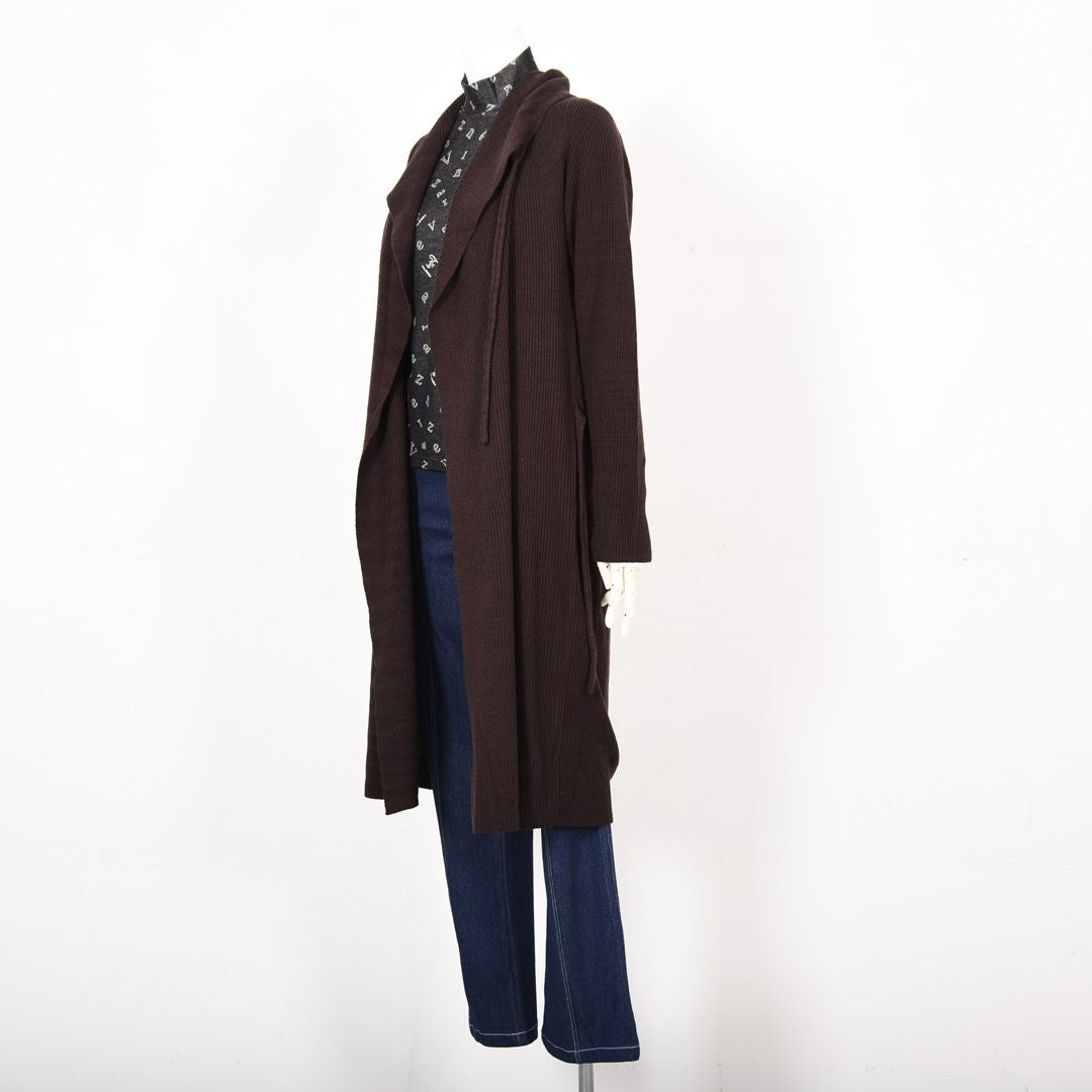 ロングニット　ガウンカーディガン　VALENZA　5153609