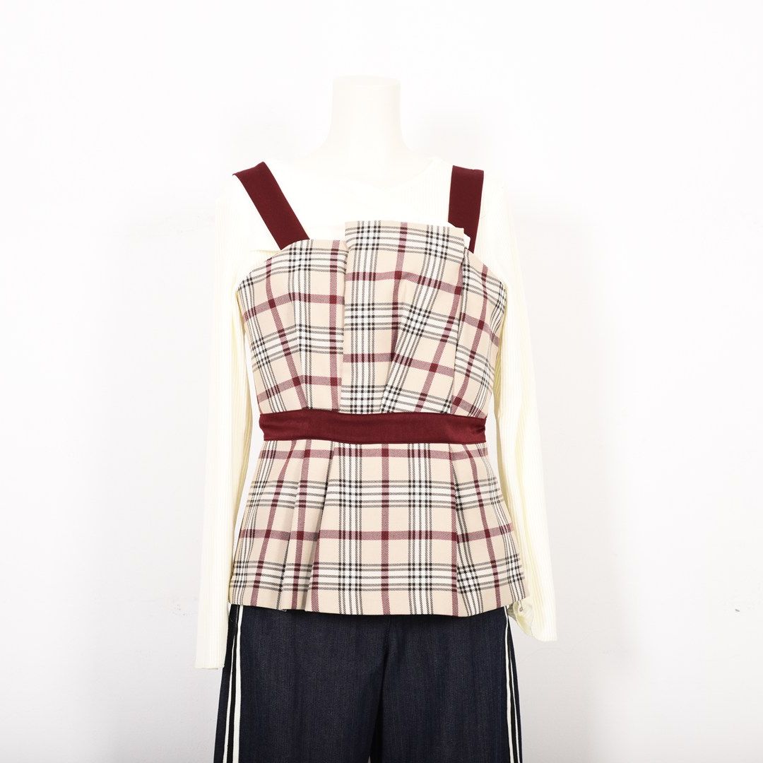 マルチチェック キャミビスチェ　Dear Princess　3051305