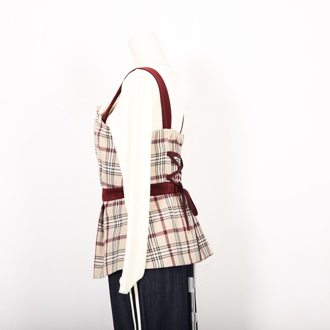 マルチチェック キャミビスチェ　Dear Princess　3051305