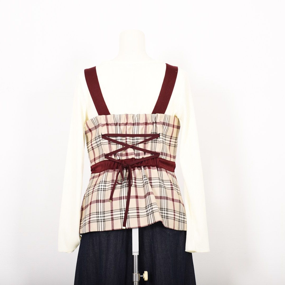 マルチチェック キャミビスチェ　Dear Princess　3051305