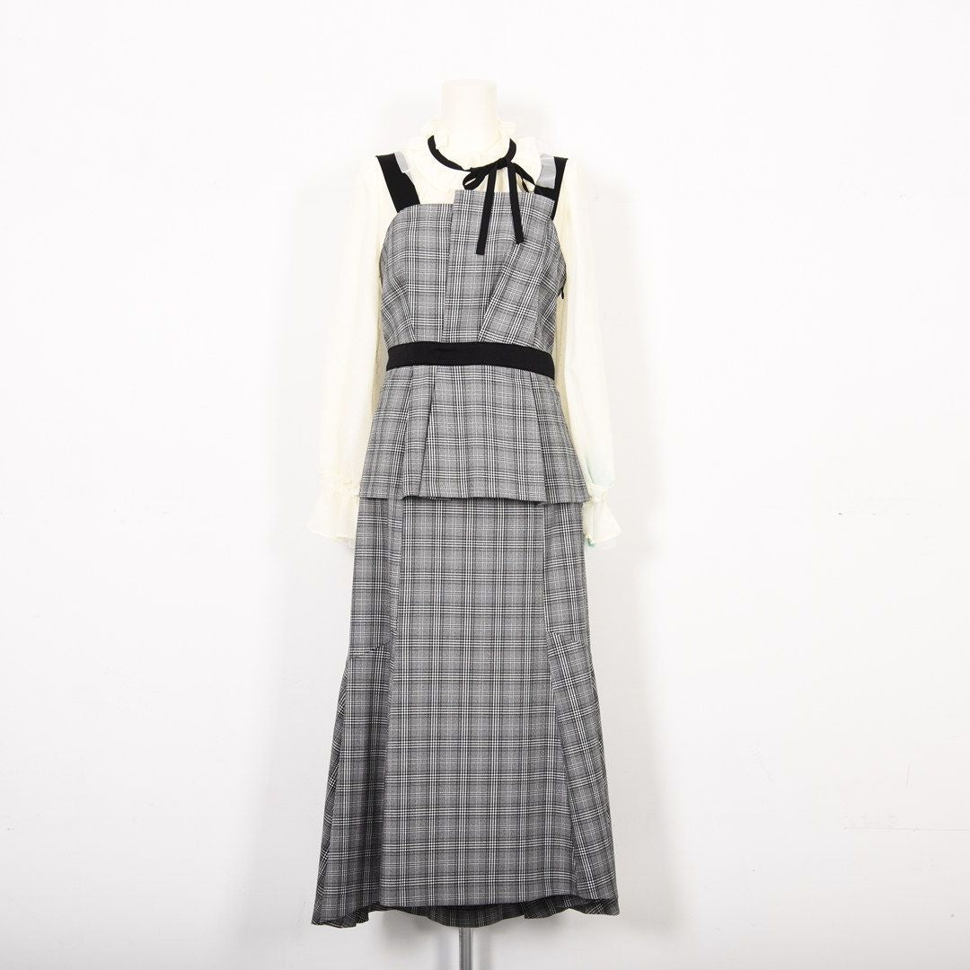 マルチチェック キャミビスチェ　Dear Princess　3051305