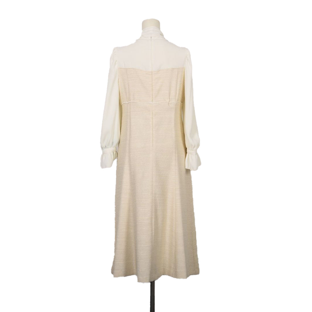 異素材ドッキング　カラーツイードワンピース　Dear Princess　3059306