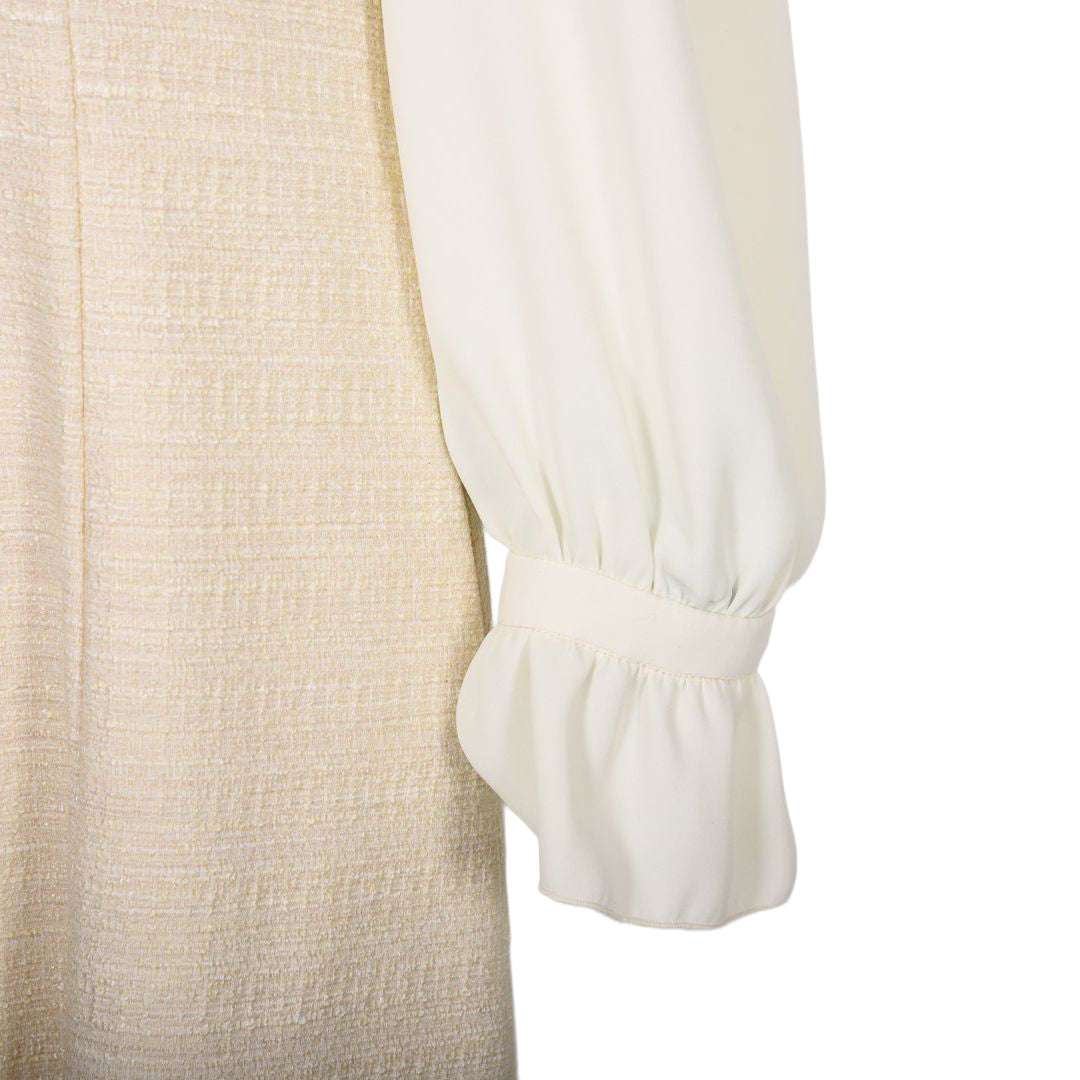 異素材ドッキング　カラーツイードワンピース　Dear Princess　3059306