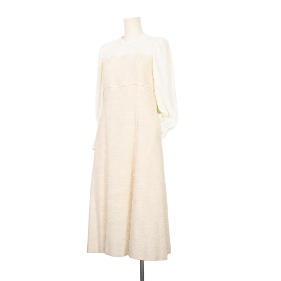 異素材ドッキング　カラーツイードワンピース　Dear Princess　3059306