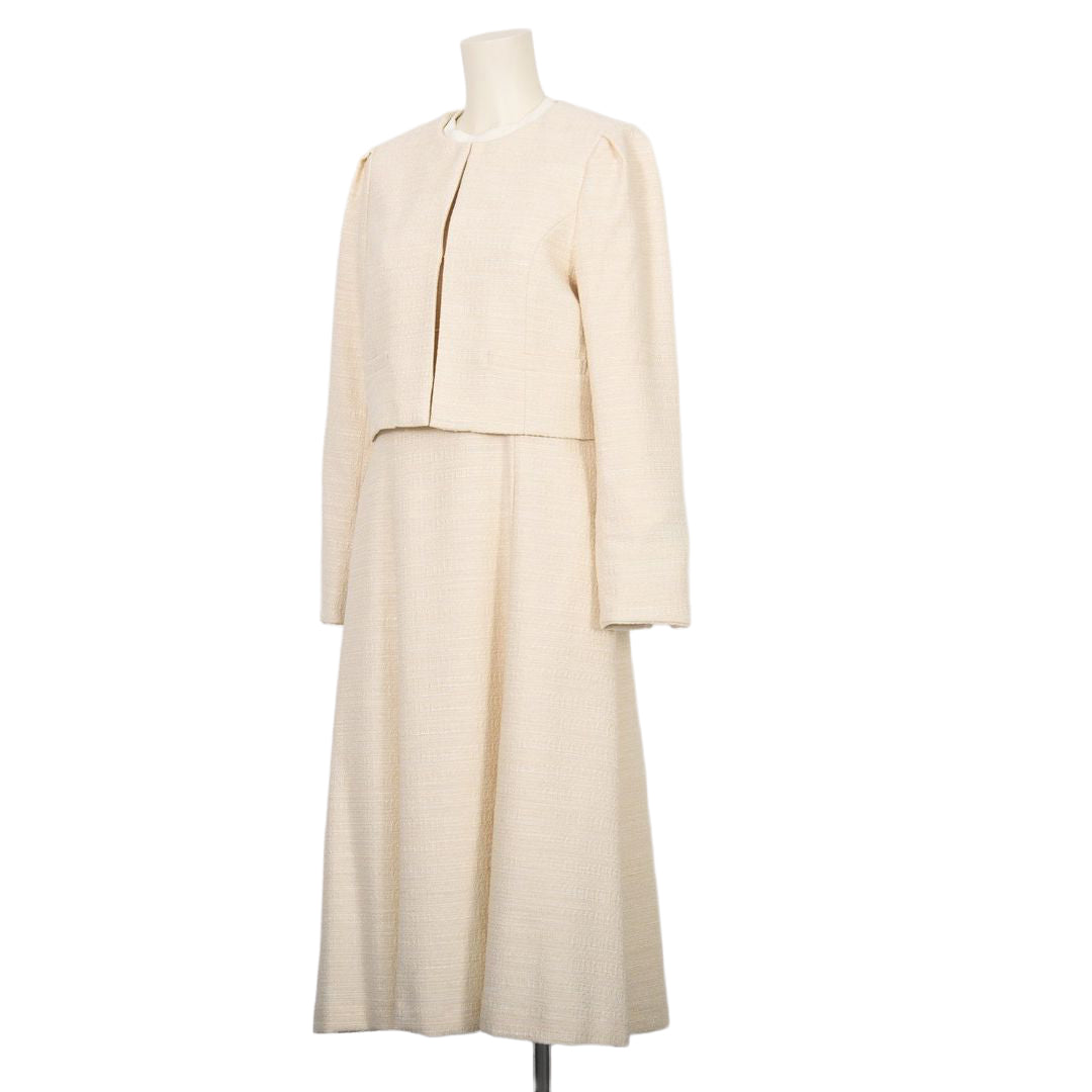 異素材ドッキング　カラーツイードワンピース　Dear Princess　3059306