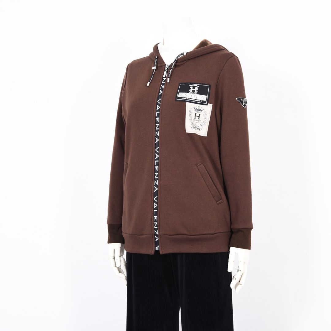 【オリジナルファスナー】裏シャギー パーカー　VALENZA home　5357400