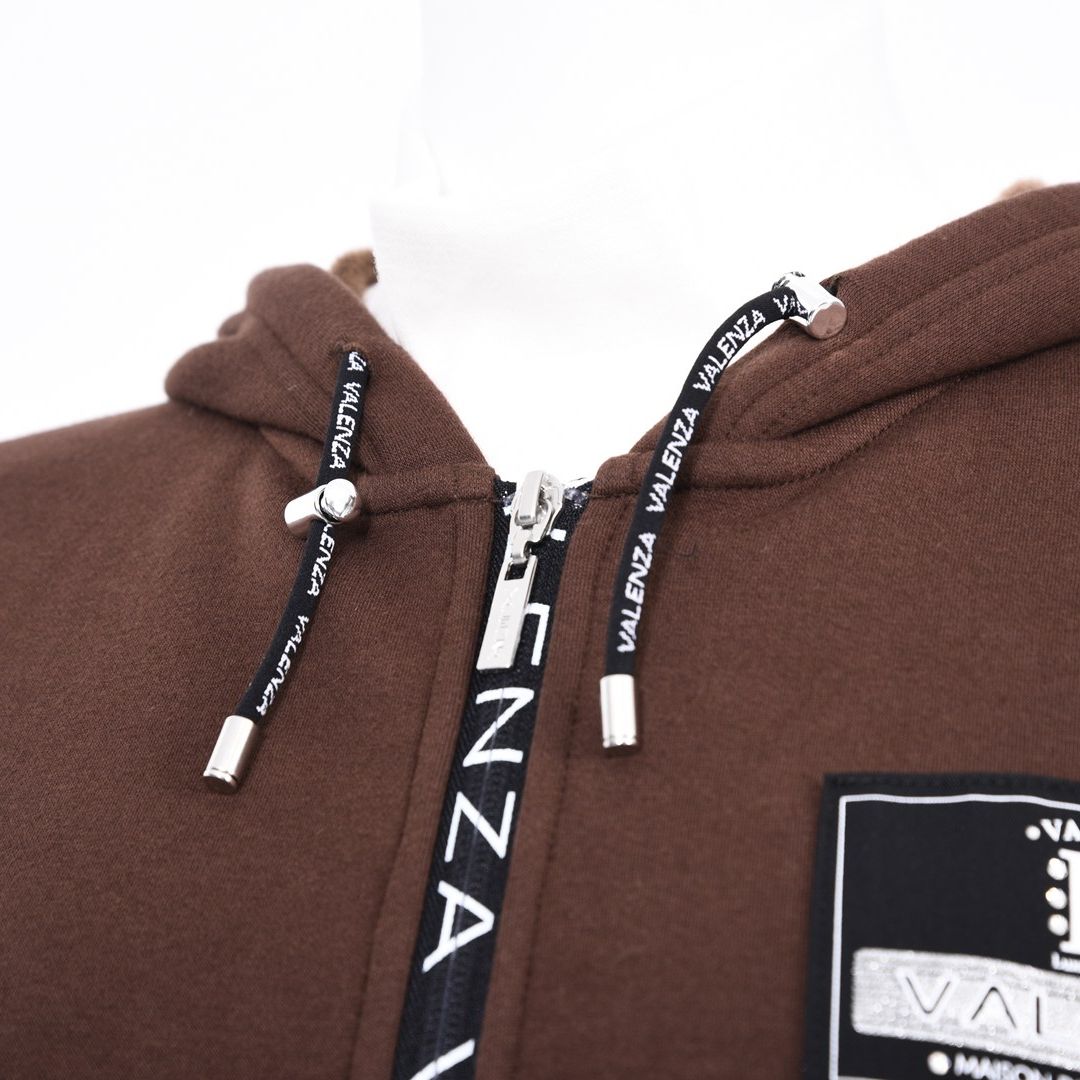 【オリジナルファスナー】裏シャギー パーカー　VALENZA home　5357400