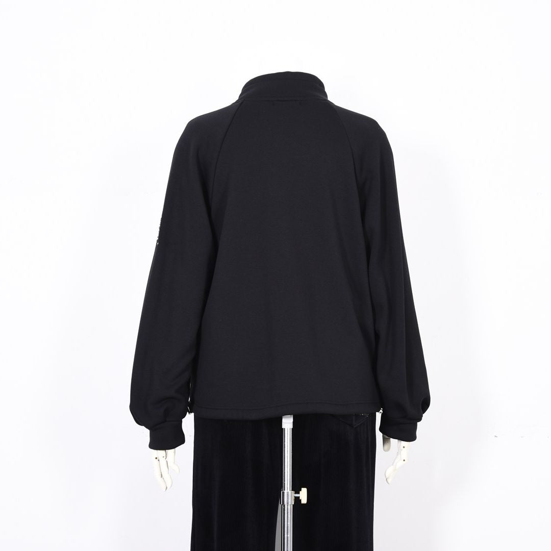 【Lサイズ】【異素材使い】BOMBER HEAT フルジップ ブルゾン　VALENZA　5552709