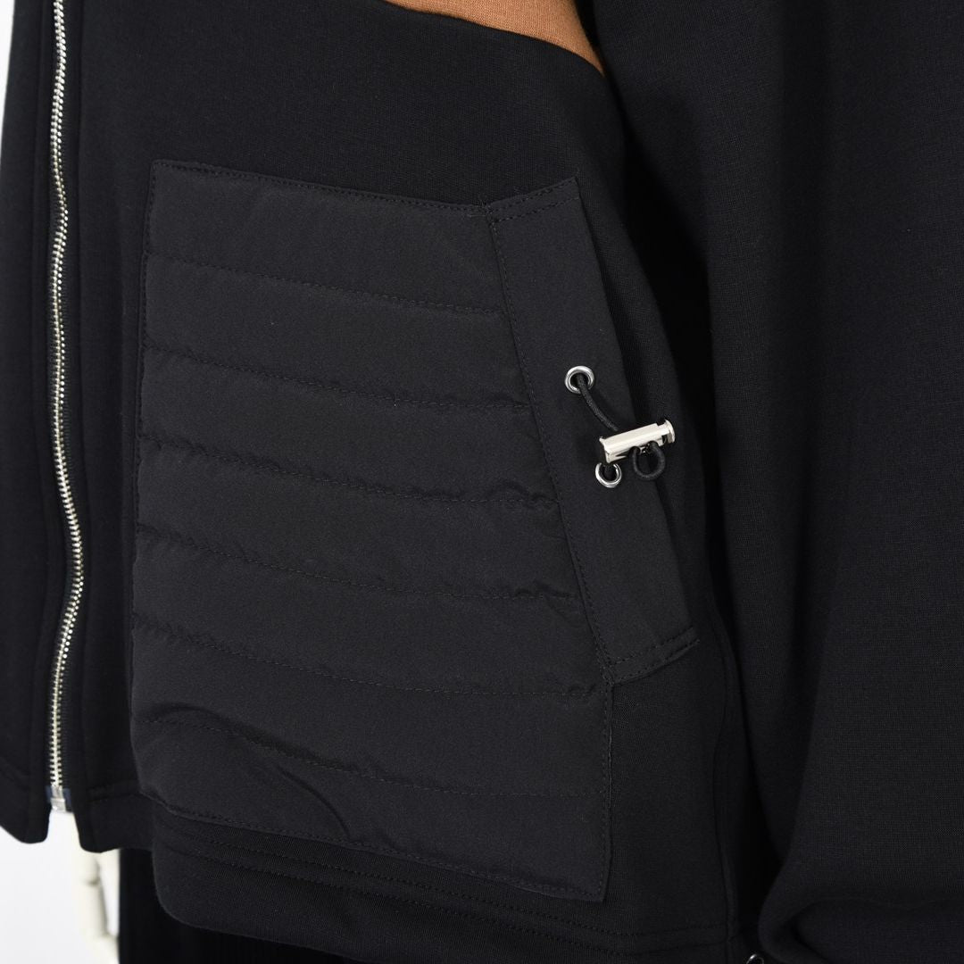 【Lサイズ】【異素材使い】BOMBER HEAT フルジップ ブルゾン　VALENZA　5552709