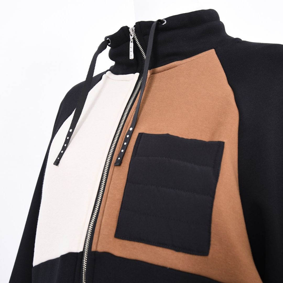 【異素材使い】BOMBER HEAT フルジップ ブルゾン　VALENZA　5152709