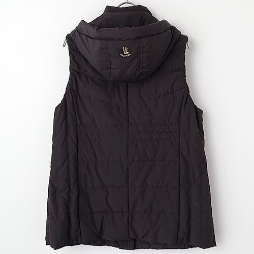 【Lサイズ】フード付きダウンベスト　VALENZA　5557709