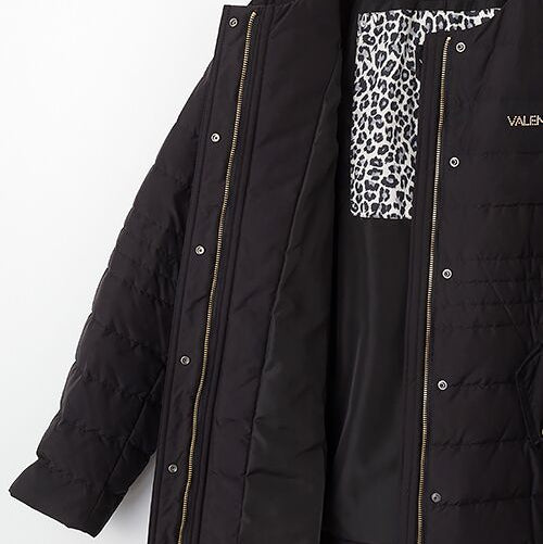 【Lサイズ】ノーカラー　ダウンジャケット　VALENZA　5557712