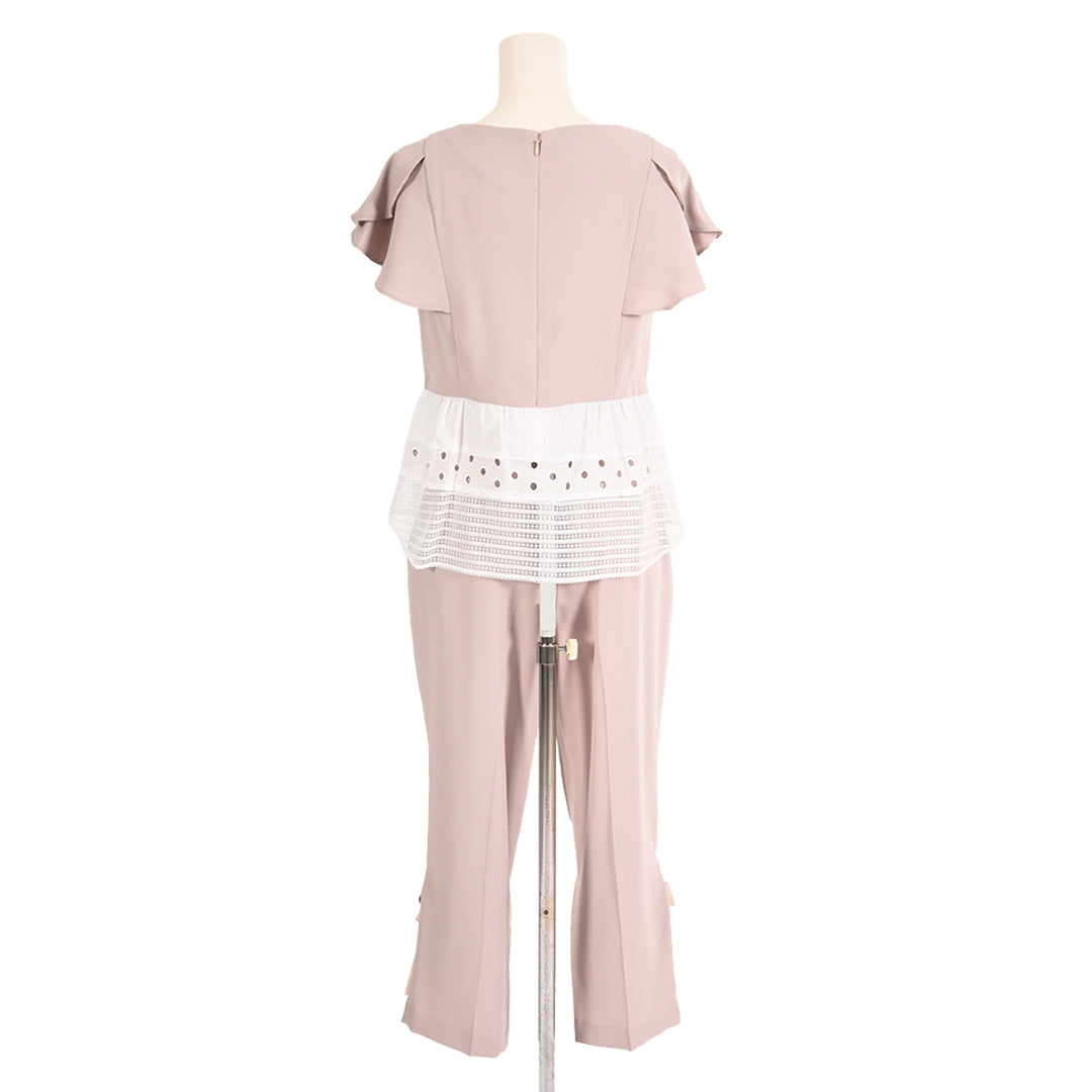 Million Tricot Hem Ribbon Slit Lace Pants Dear Princess