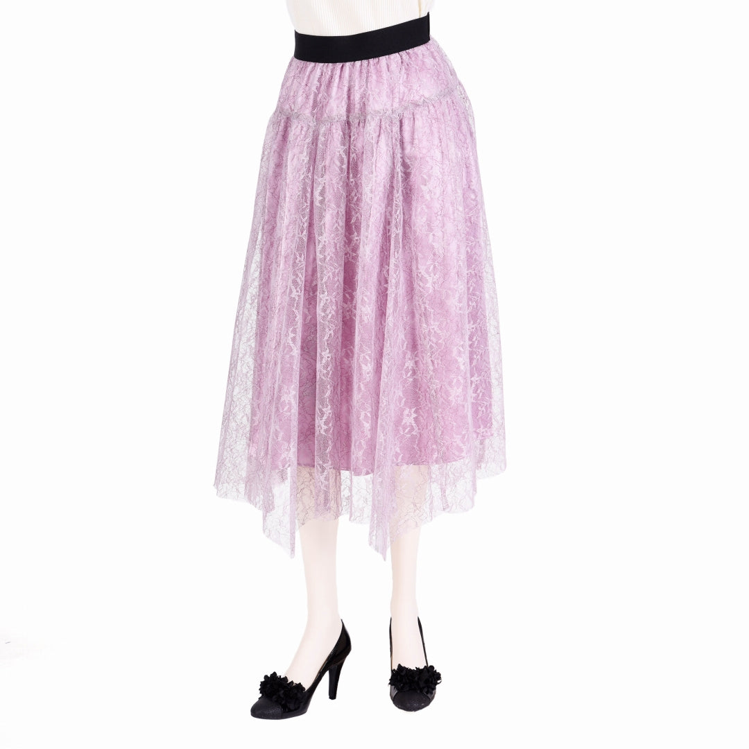 Russell Lace Irregular Hem Skirt Dear Princess