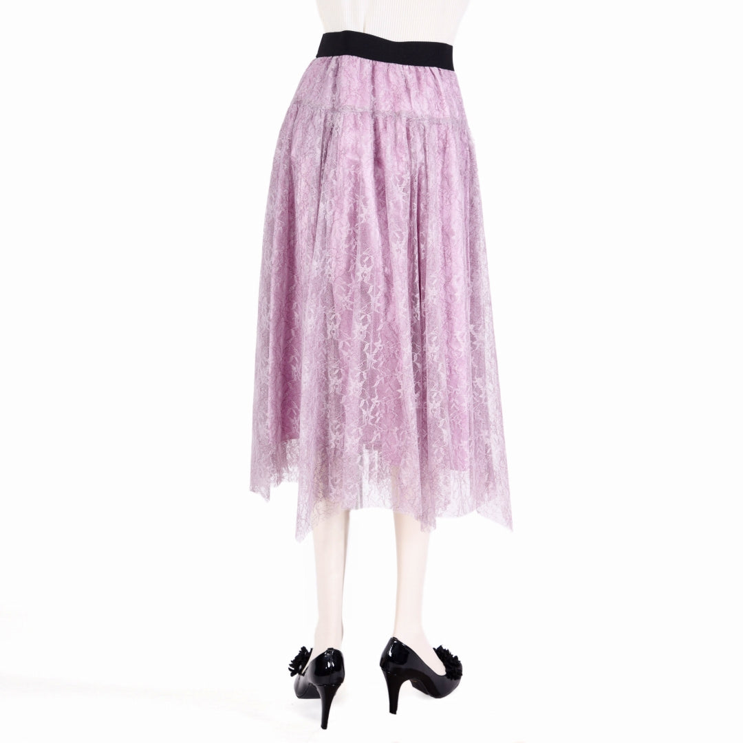 Russell Lace Irregular Hem Skirt Dear Princess