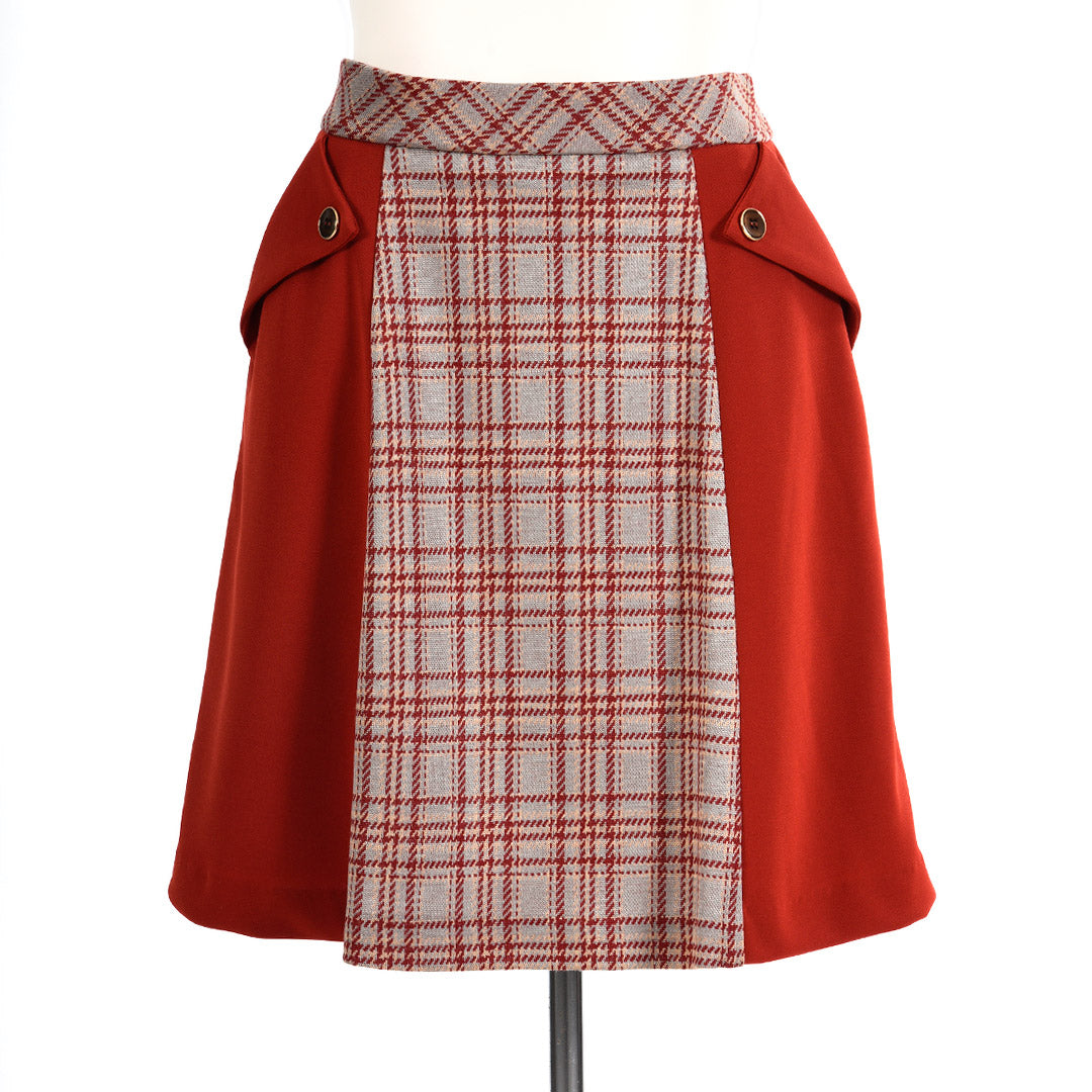 A/W Gloss Check Skirt Dear Princess