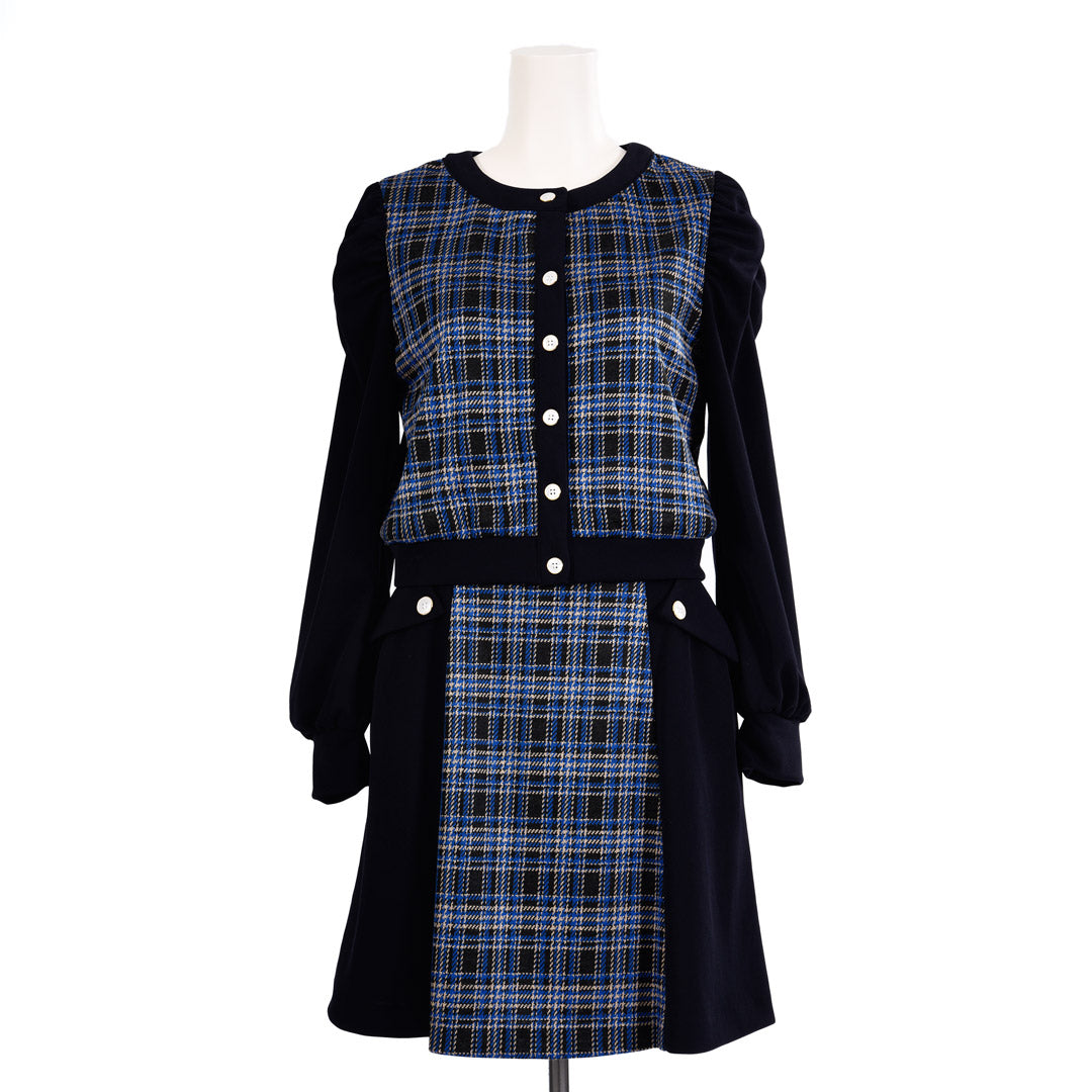 A/W Gloss Check Skirt Dear Princess