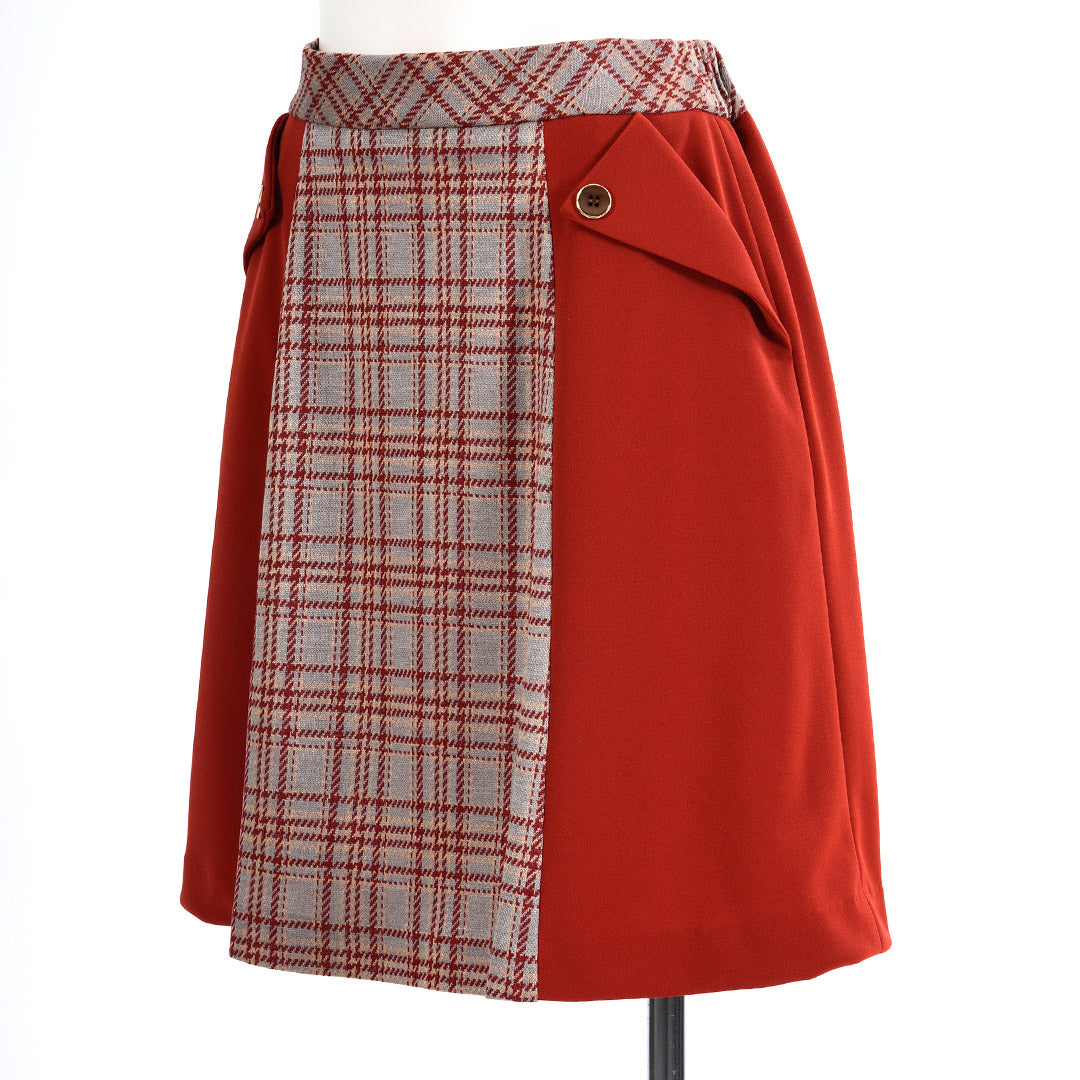 A/W Gloss Check Skirt Dear Princess