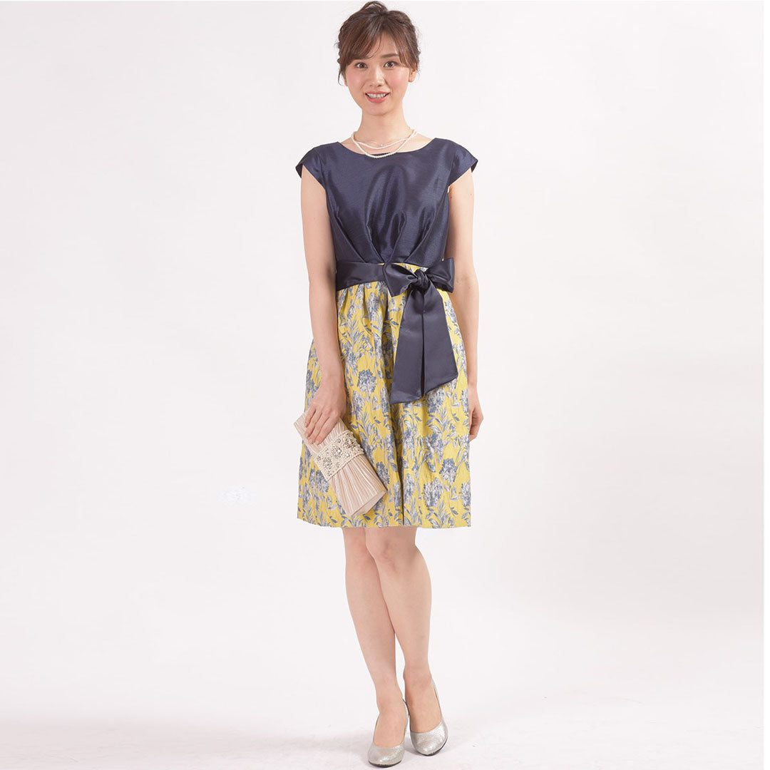 Poko Poko Jacquard Light Shantung Occasion Dress Dear Princess