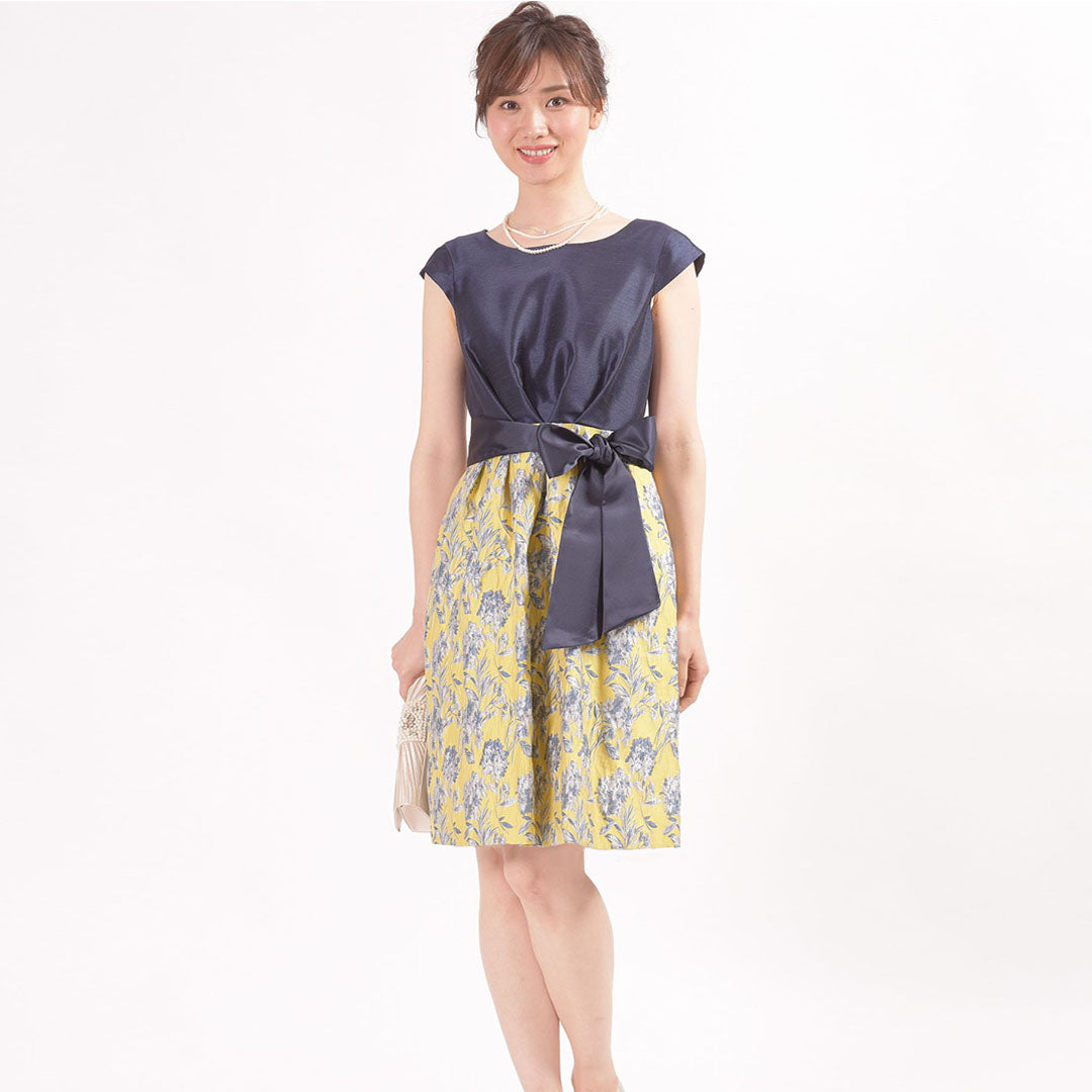 Poko Poko Jacquard Light Shantung Occasion Dress Dear Princess