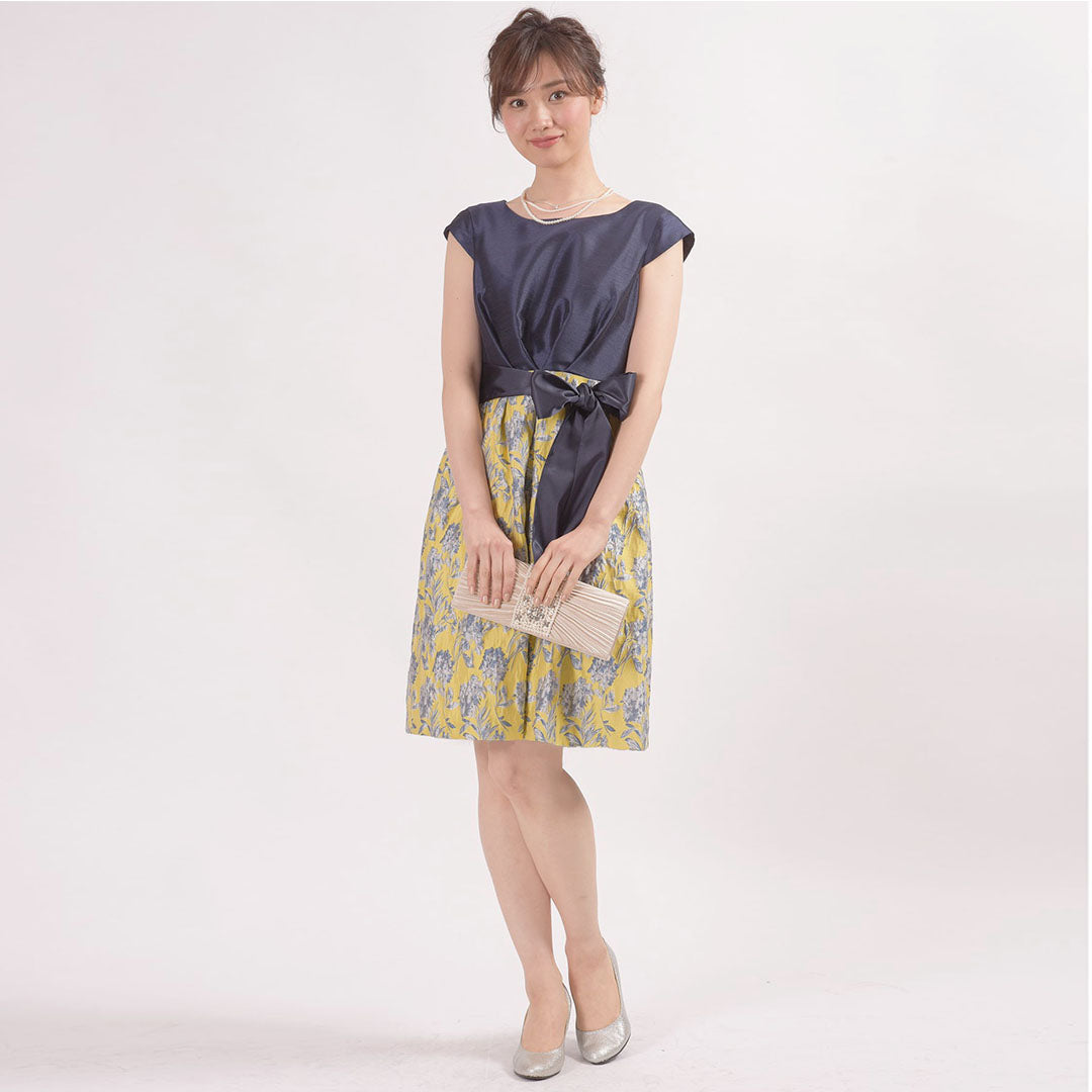 Poko Poko Jacquard Light Shantung Occasion Dress Dear Princess