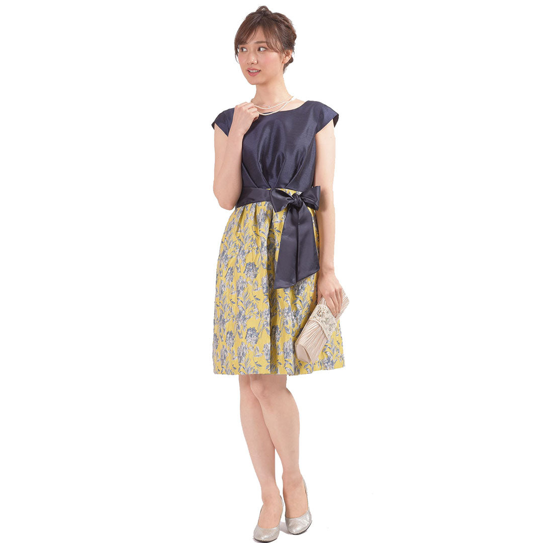 Poko Poko Jacquard Light Shantung Occasion Dress Dear Princess