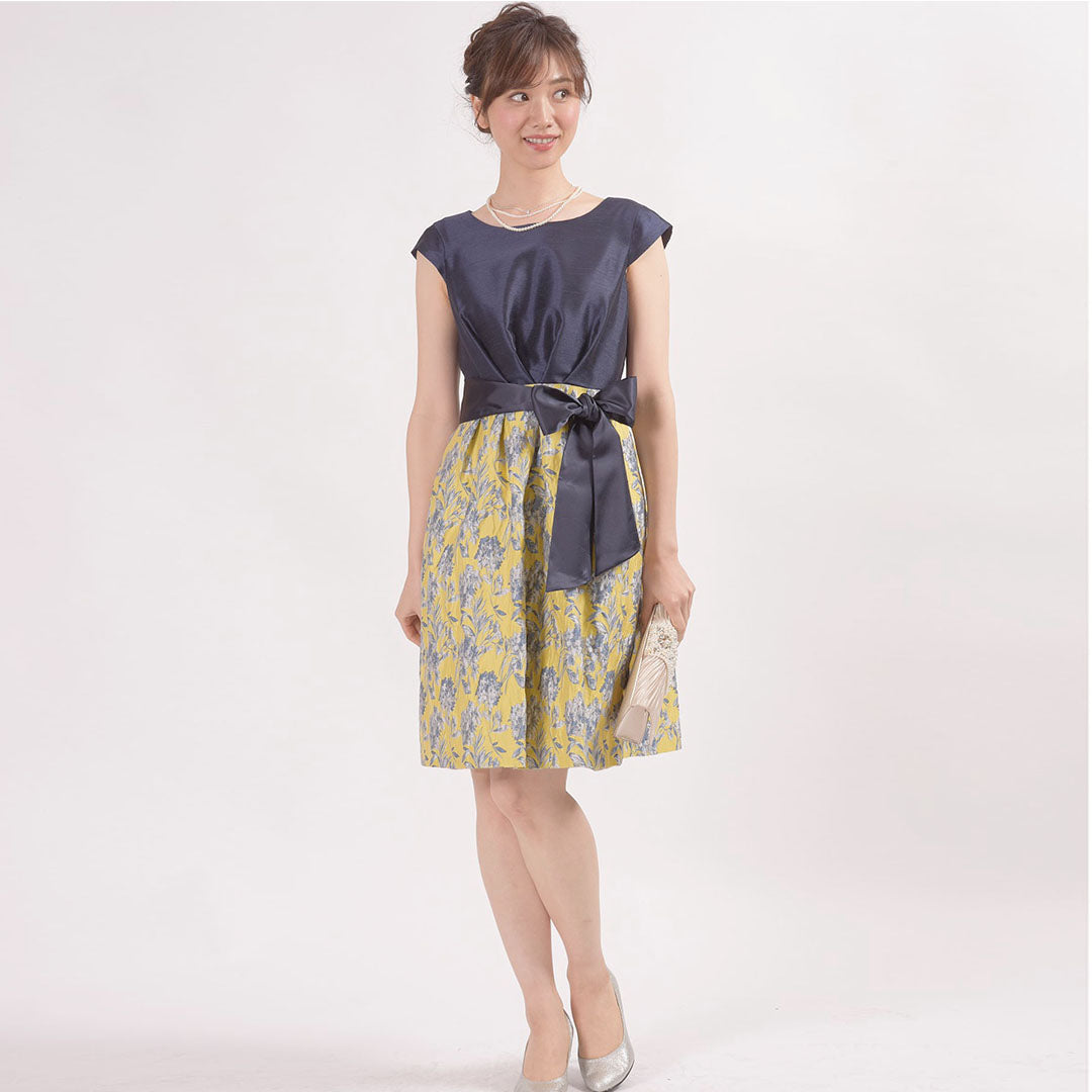 Poko Poko Jacquard Light Shantung Occasion Dress Dear Princess