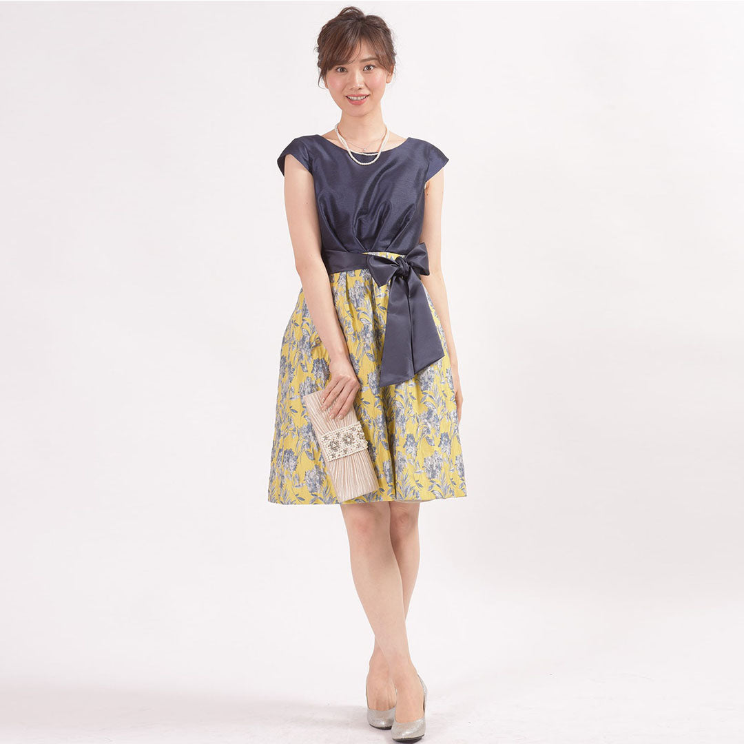 Poko Poko Jacquard Light Shantung Occasion Dress Dear Princess