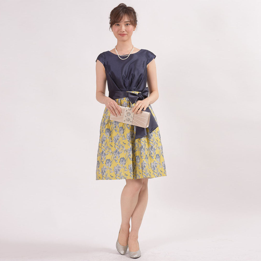 Poko Poko Jacquard Light Shantung Occasion Dress Dear Princess