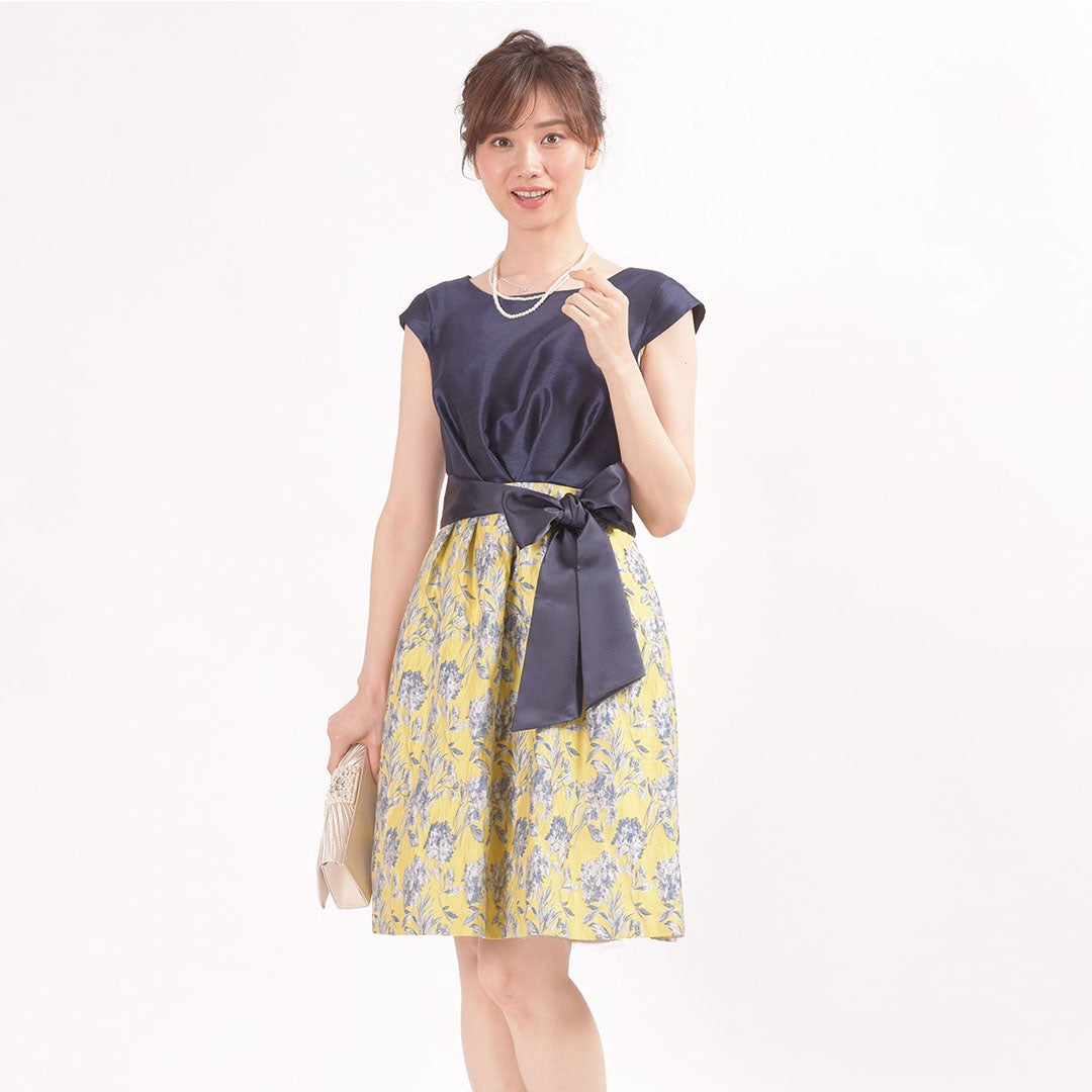 Poko Poko Jacquard Light Shantung Occasion Dress Dear Princess