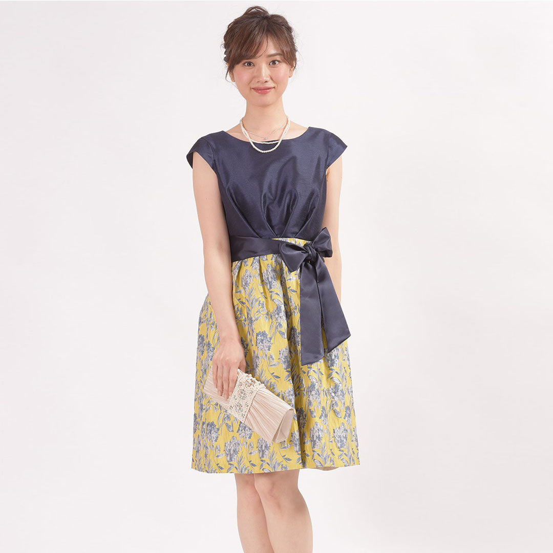 Poko Poko Jacquard Light Shantung Occasion Dress Dear Princess