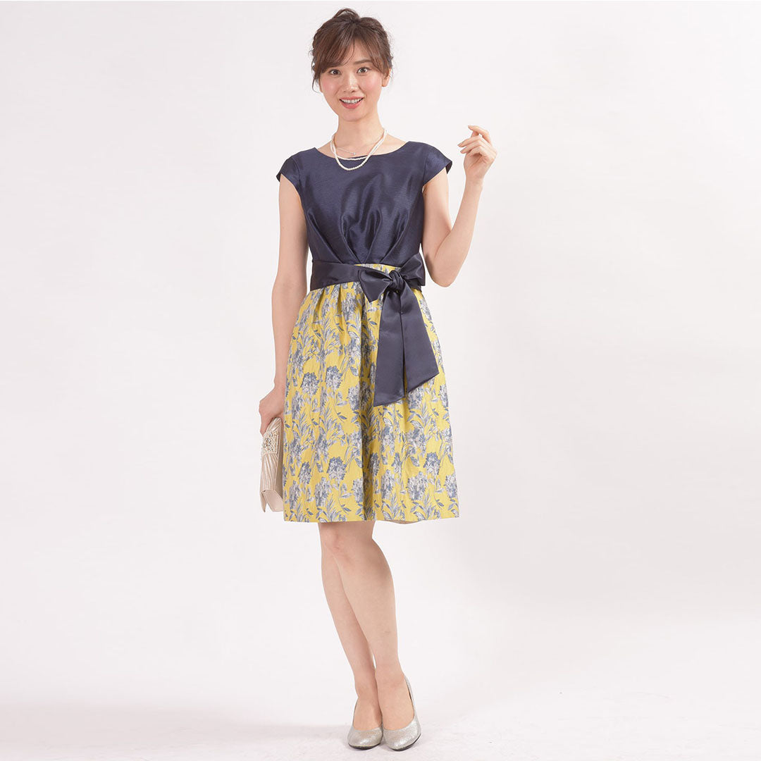 Poko Poko Jacquard Light Shantung Occasion Dress Dear Princess