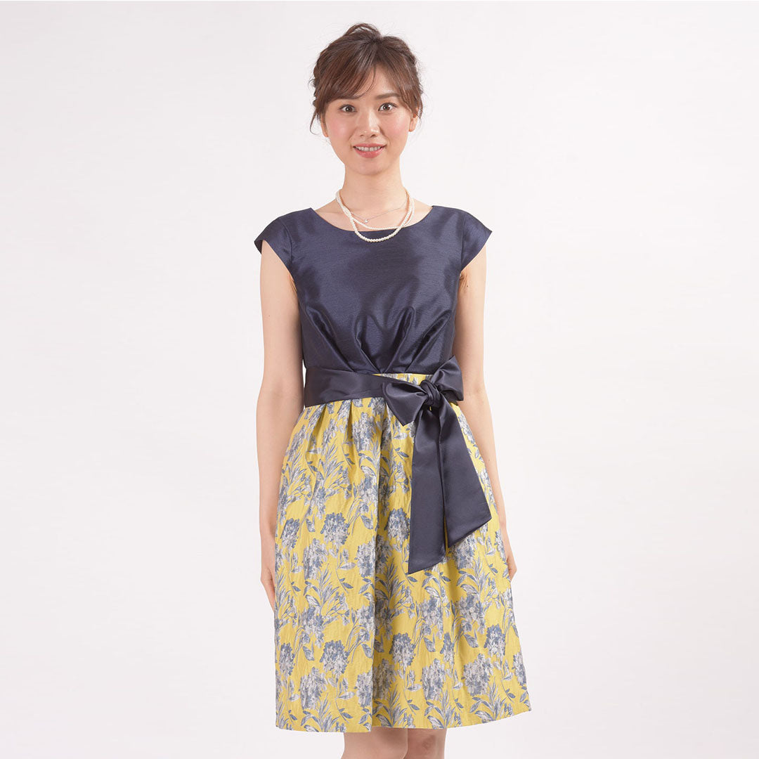 Poko Poko Jacquard Light Shantung Occasion Dress Dear Princess