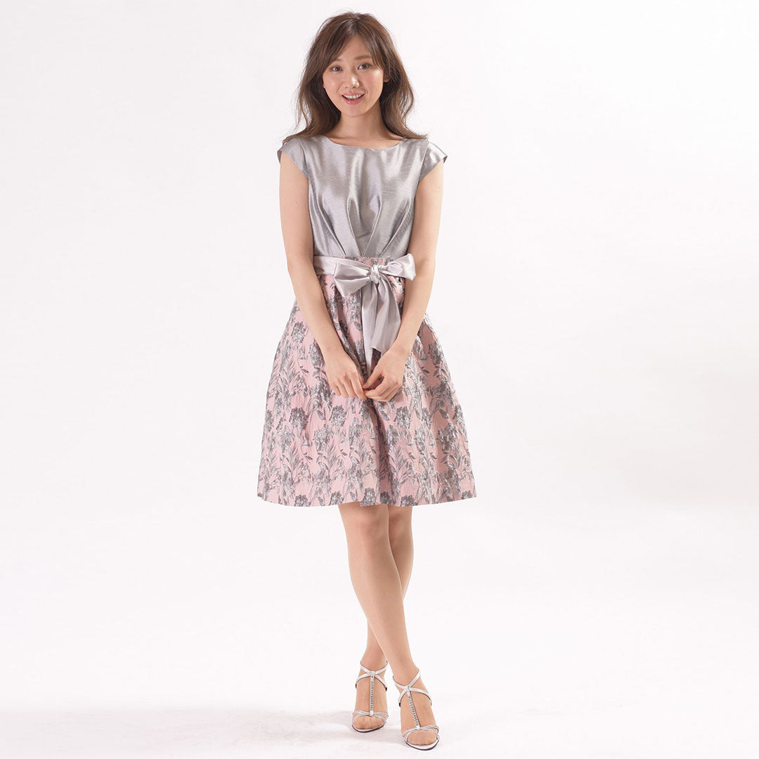 Poko Poko Jacquard Light Shantung Occasion Dress Dear Princess