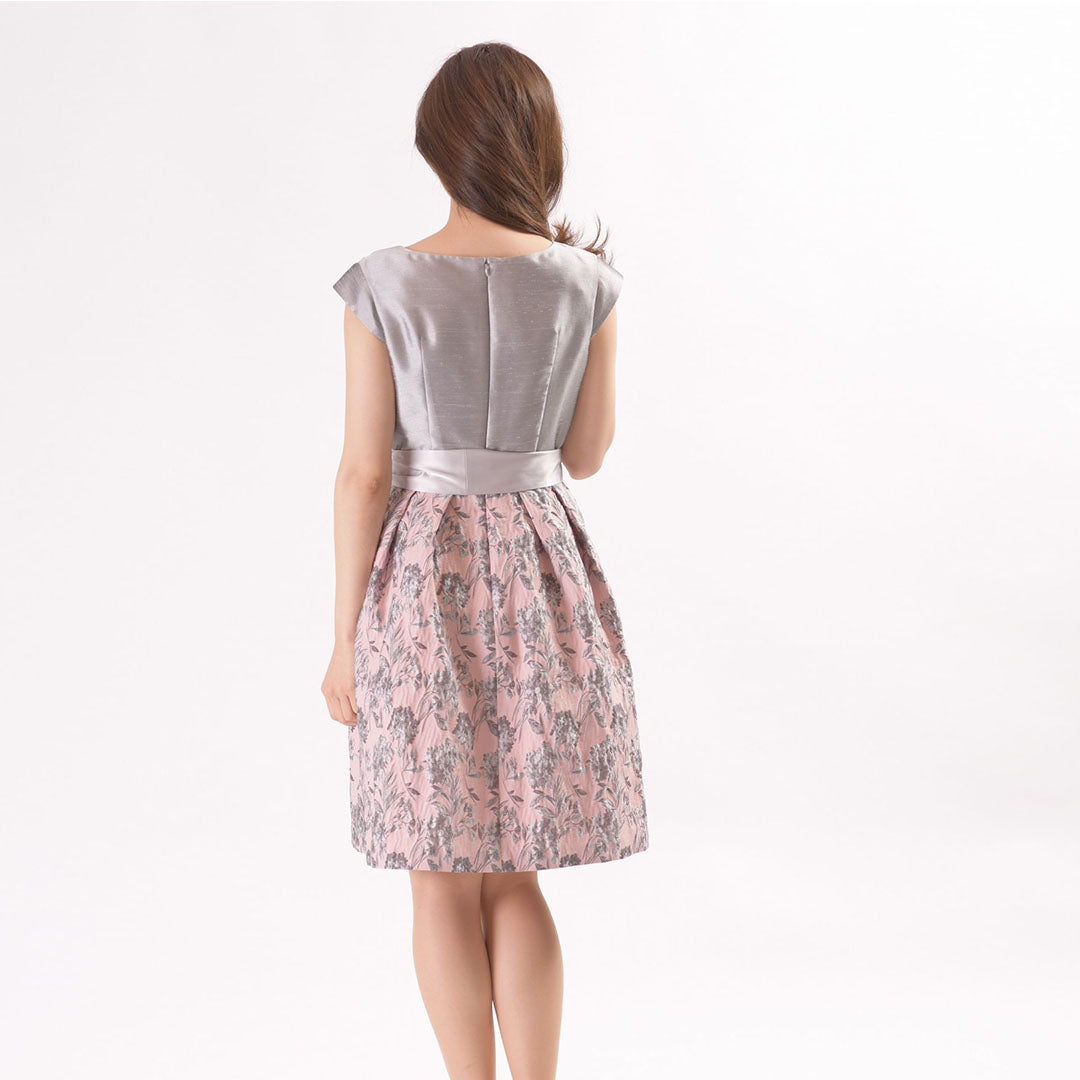 Poko Poko Jacquard Light Shantung Occasion Dress Dear Princess